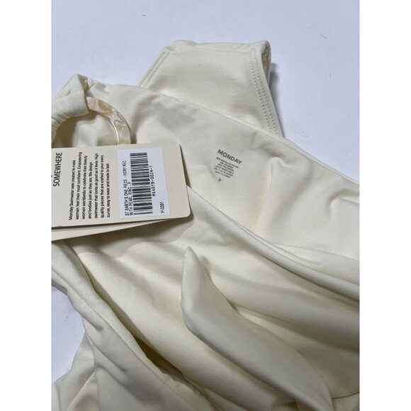 MONDAY Swimwear St. Barth's One Piece Swimsuit in Ivory - Picture 5 of 5